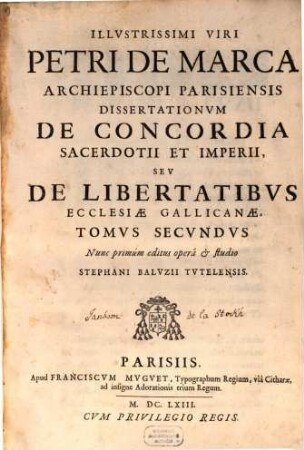 De concordia sacerdotii et imperii, 2