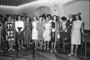 Freiburg: Rathaus, Empfang, Gruppe Bolschoi Ballett, Moskau