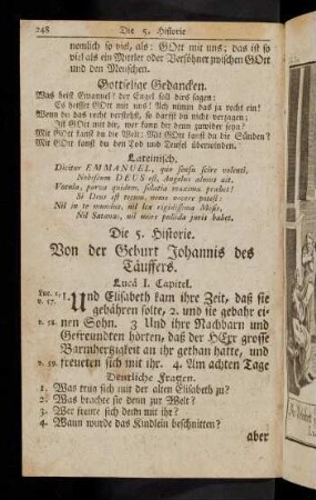 248-253, Die 5. - 6. Historie
