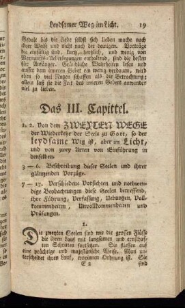 Das III. Capittel.