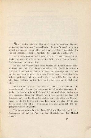 Chemische Analyse der Antonien-Quelle zu Warmbrunn in Schlesien