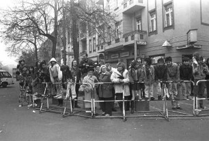 Öffnung des Grenzübergangs Wollankstraße