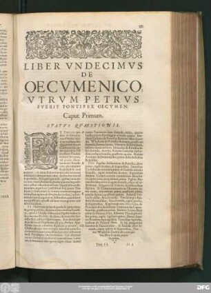 Caput Primum. Status Quaestionis.