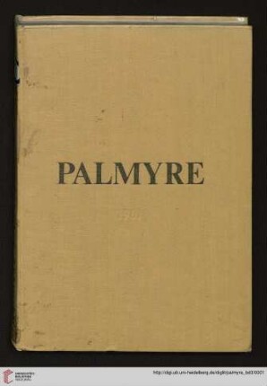 Band 3: Palmyre: fouilles polonaises: Fouilles polonaises 1961