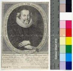 Porträt des Theologen und Rhetorikprofessors Johannes Conrad Dannhauer