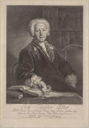 Bildnis Eller, Johann Theodor, Arzt, Naturwissenschaftler, Chemiker (1689-1760)