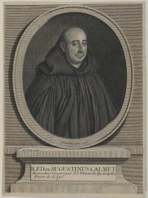 Bildnis des Augustinus Calmet