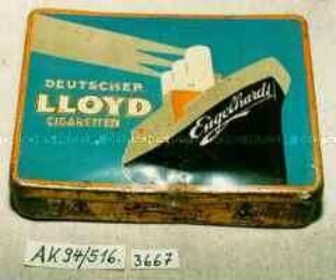 Blechdose für 20 Stück "DEUTSCHER LLOYD CIGARETTEN Engelhardt"