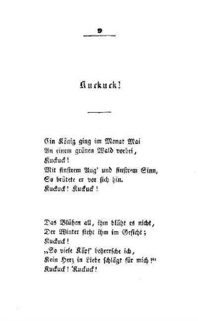 Kuckuck!