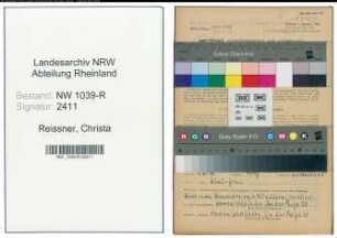 Entnazifizierung Christa Reissner , geb. 31.05.1920 (Arzthelferin)