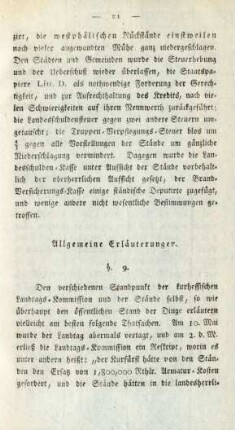 Allgemeine Erläuterungen