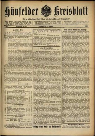 Ausgabe vom Dienstag, den 11. Januar 1916.