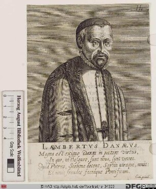 Bildnis Lambert Daneau (lat. Lambertus Danaeus)
