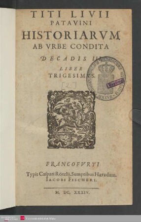 In Titi Livii Patavini Historiarvm ab vrbe condita libros, qvi quidem exstant, omnes, observationes