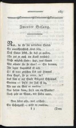 Zweeter Gesang.