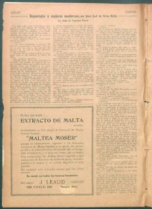 Reportajes a mujeres modernas : La viuda de Francisco Ferrer