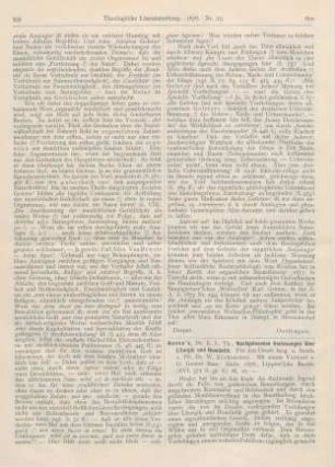 600-603 [Rezension] Henke, E. L. Th., Nachgelassene Vorlesungen über Liturgik und Homiletik