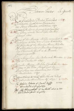 Historien-Bücher in quarto