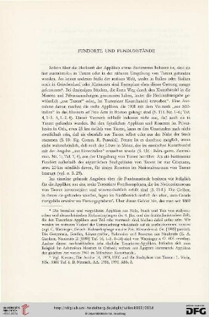 Fundorte und Fundumstände