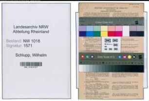 Entnazifizierung Wilhelm Schlupp , geb. 04.04.1896 (Installateurmeister)