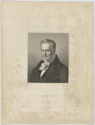 Bildnis des A. v. Humboldt