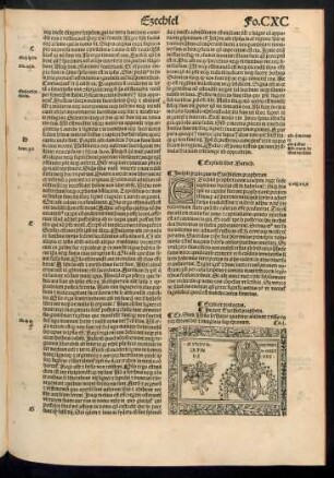 Incipit Ezechiel propheta.