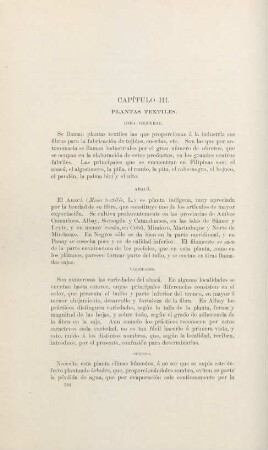 Capítulo III. Plantas textiles