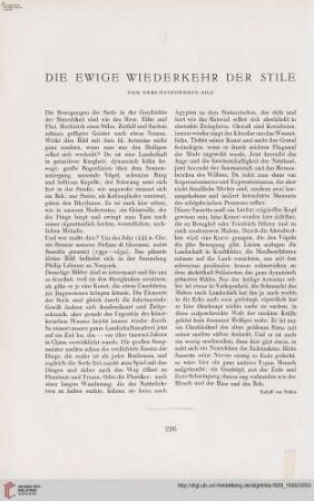 45: Die ewige Wiederkehr der Stile : zum nebenstehenden Bild
