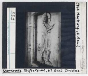 Gernrode, Stiftskirche St. Cyriacus: Heiliges Grab, Christus