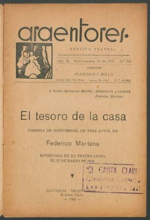 El tesoro de la casa