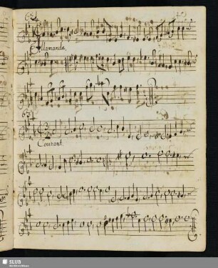 62. Horn, Johann Caspar: Allemandes