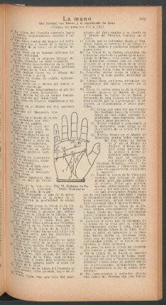La mano - sus formas, sus líneas y el significado de éstas - [Continuación]