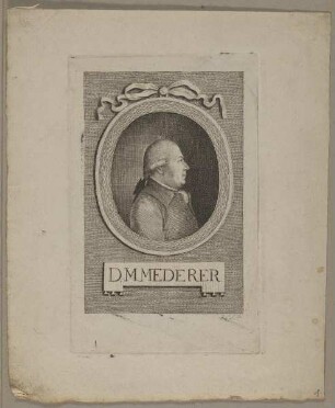 Bildnis des D. M. Mederer