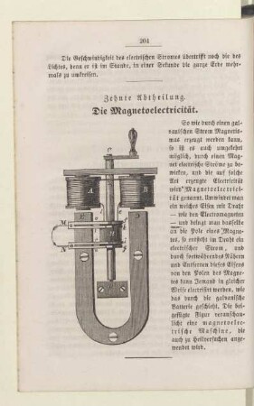 Zehnte Abtheilung. Die Magnetoelectricität