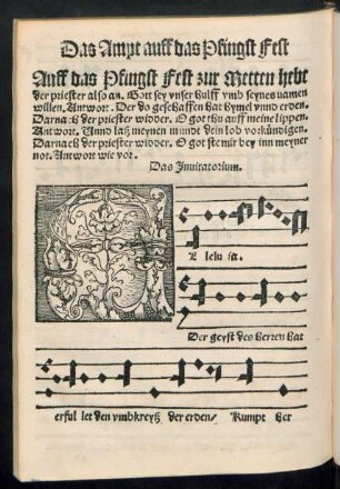 Das Invitatorium.