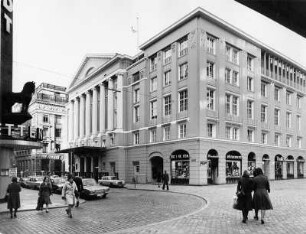 Hamburg. Altstadt. Ansicht des 1912 errichteten Thalia-Theaters. Aufgenommen 1974