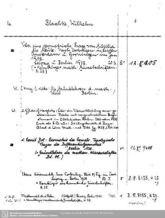 Blaschke, Wilhelm