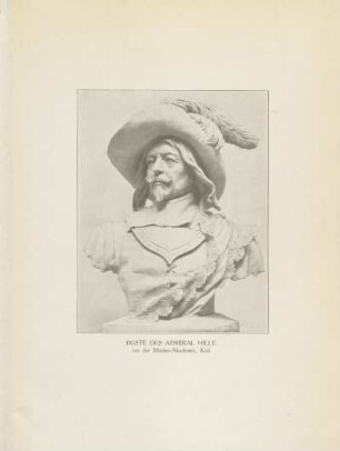 Büste des Admiral Hille vor der Marine-Akademie, Kiel