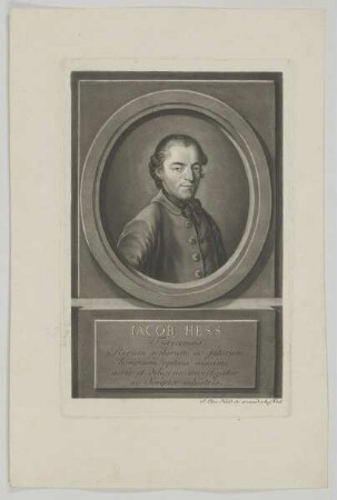 Bildnis des Johann Jacob Hess