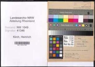 Entnazifizierung Heinrich Kirch , geb. 10.06.1903 (Arbeiter)