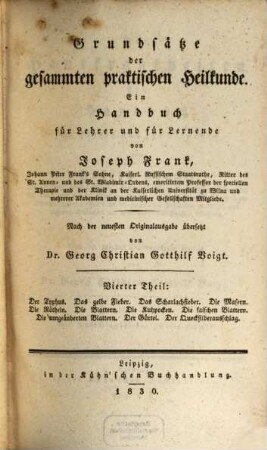 Die Hautkrankheiten : ein Handbuch für Lehrer und für Lernende, 2. Der Ausschlagsfieber zweite Hälfte