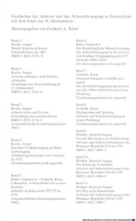 Weder Stand noch Klasse : Unterschichten um 1800