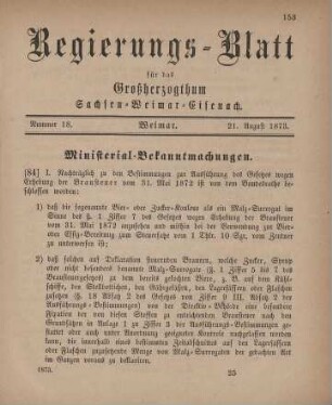 Nr. 18 : 21. August 1873