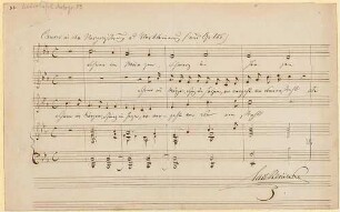 Canon in der Vergrößerung u. Verkleinerung (aus Op. 156.) [Es-Dur] (Manuskripttitel) : Schnee im Märzen