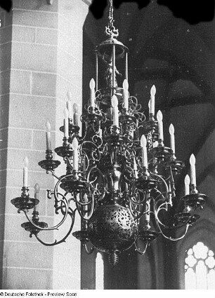Kronleuchter. Messing. Bautzen, Dom Sankt Petri, Langhaus