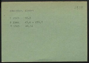 Pfeiffer, Albert