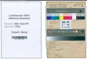 Entnazifizierung Georg Kupsch , geb. 27.05.1899 (Konstrukteur)