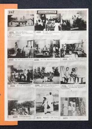 Albumblatt 41 mit Angebotsserie "Deutsch-Ost-Afrika"
