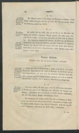 Neunter Abschnitt. Pflichten derer die in Cassen-Sachen vortragen.