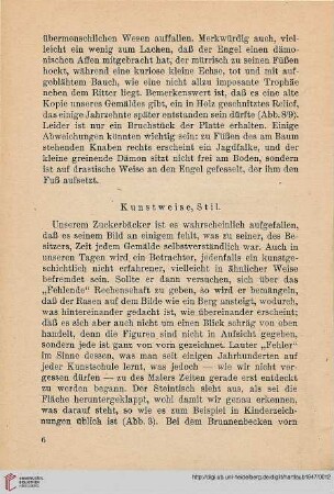 Kunstweise, Stil